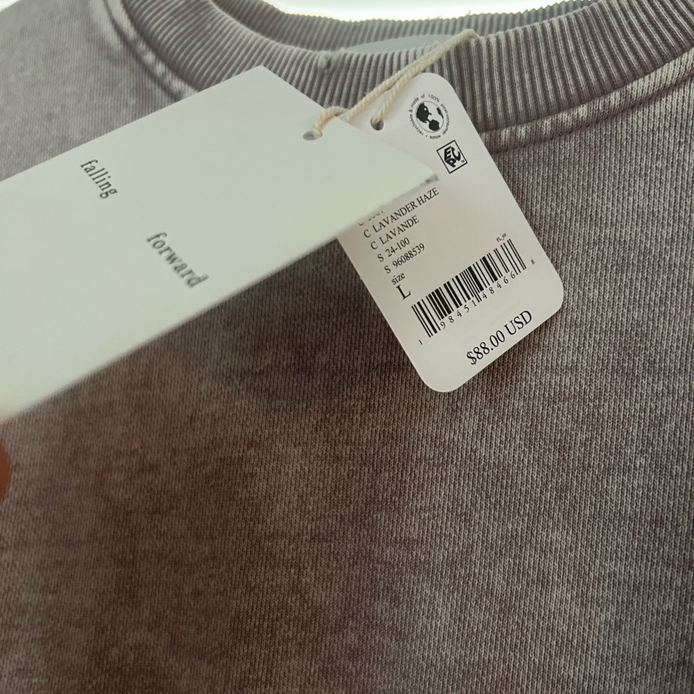 Free People Lavender Sweatshirt